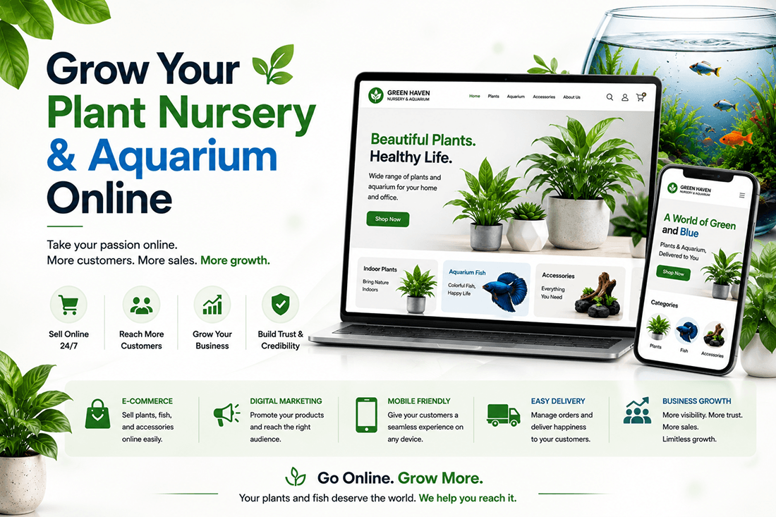 How to Grow Your Plant Nursery and Aquarium Business With Me