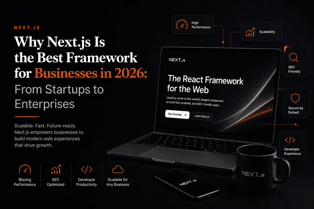Why Next.js Is the Best Framework for Businesses in 2026: From Startups to Enterprises